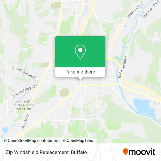 Zip Windshield Replacement map