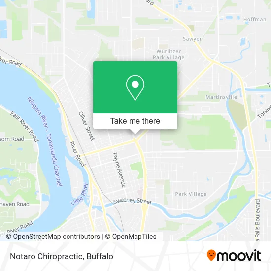 Notaro Chiropractic map