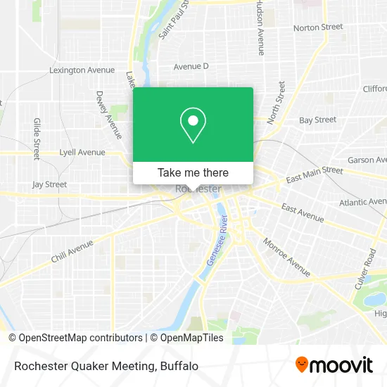 Rochester Quaker Meeting map