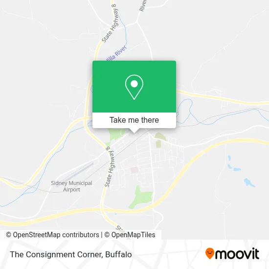 The Consignment Corner map