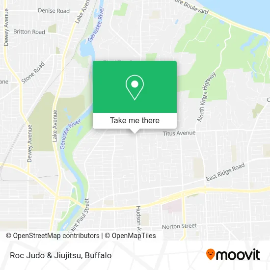 Roc Judo & Jiujitsu map