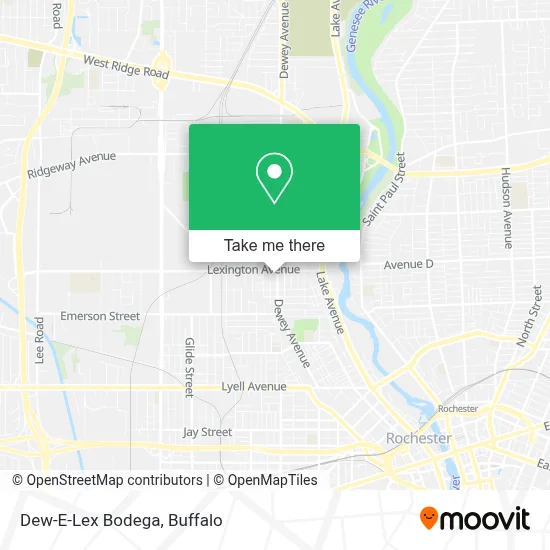 Dew-E-Lex Bodega map