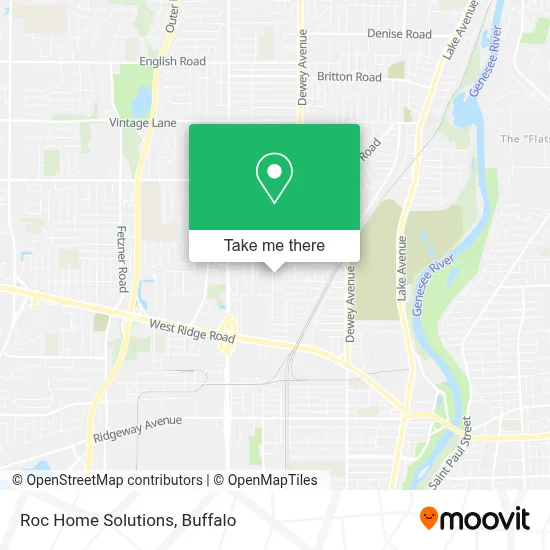 Roc Home Solutions map