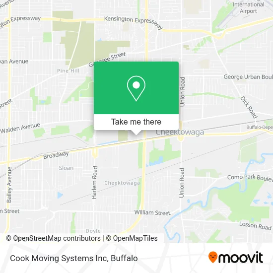 Cook Moving Systems Inc map