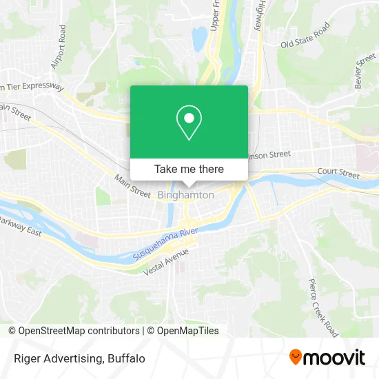 Riger Advertising map