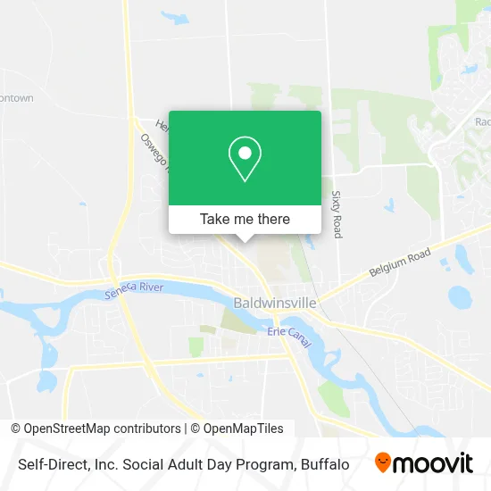 Self-Direct, Inc. Social Adult Day Program map