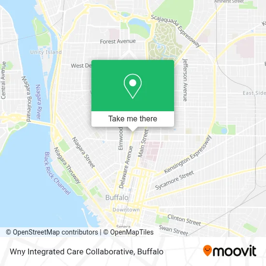 Wny Integrated Care Collaborative map
