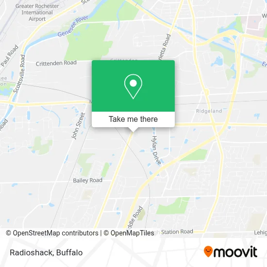 Radioshack map