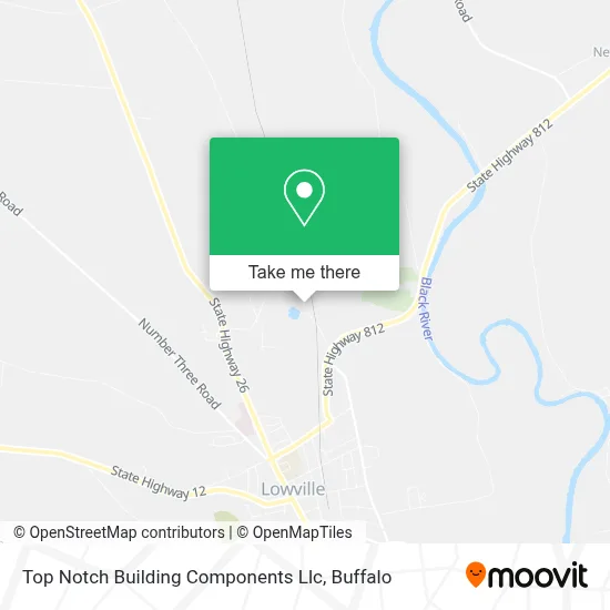 Top Notch Building Components Llc map