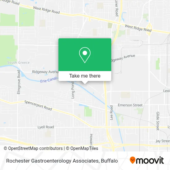 Rochester Gastroenterology Associates map