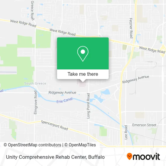 Unity Comprehensive Rehab Center map