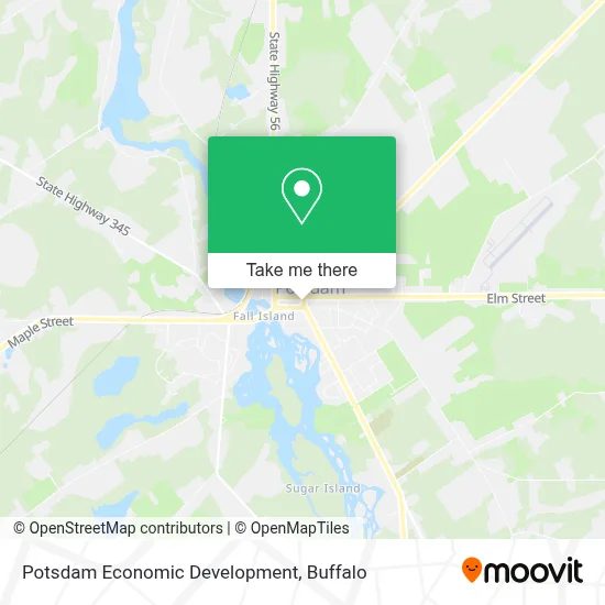 Potsdam Economic Development map