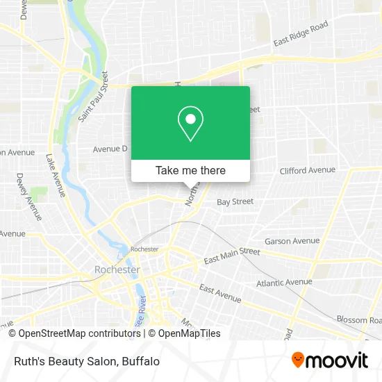 Ruth's Beauty Salon map