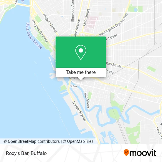 Roxy's Bar map