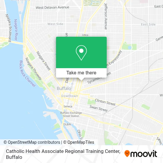 Catholic Health Associate Regional Training Center map
