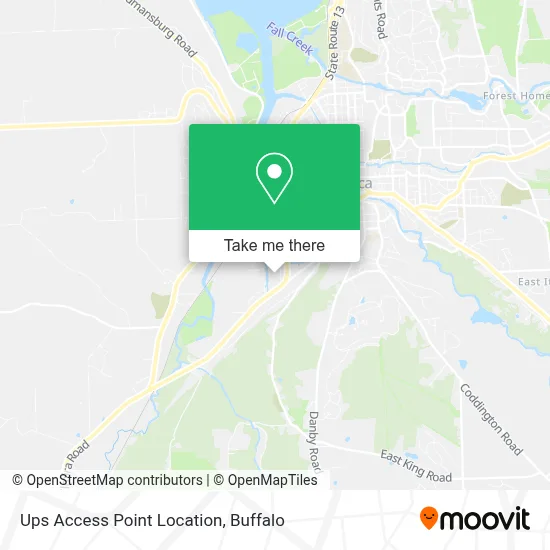 Ups Access Point Location map