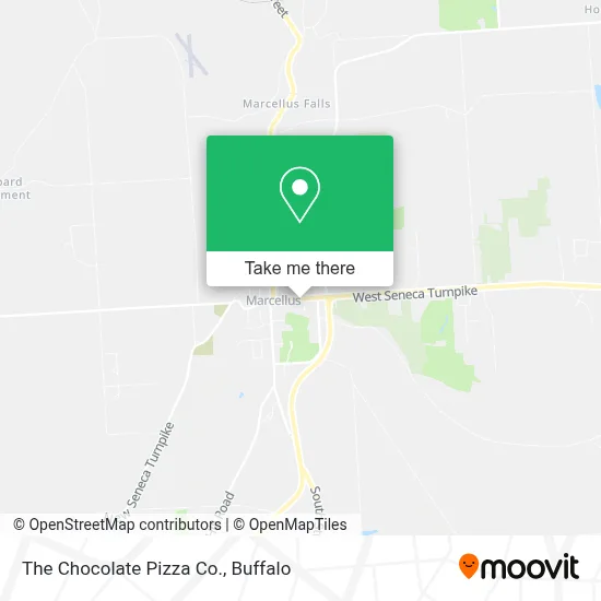 The Chocolate Pizza Co. map