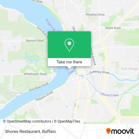 Shores Restaurant map