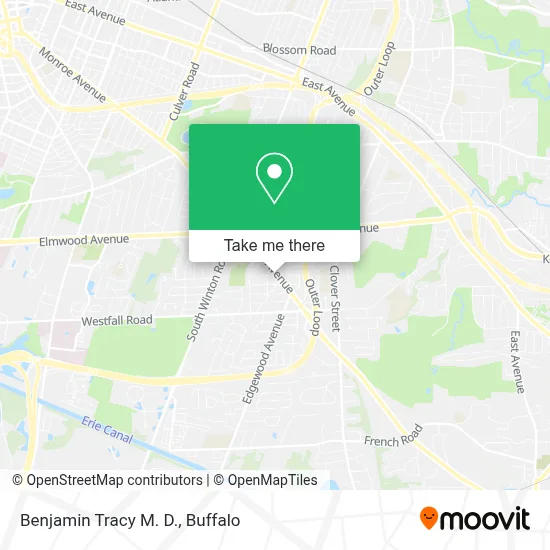 Benjamin Tracy M. D. map