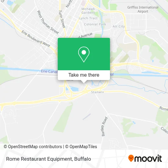 Rome Restaurant Equipment map