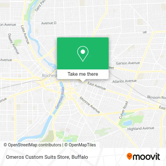 Omeros Custom Suits Store map