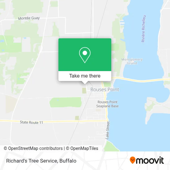 Richard's Tree Service map