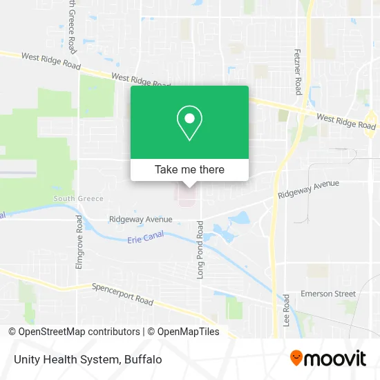 Unity Health System map