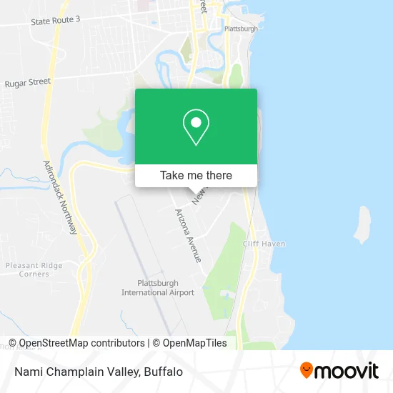 Nami Champlain Valley map