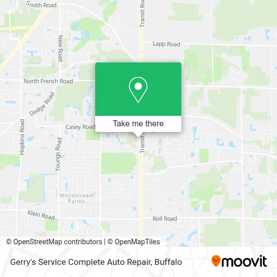 Gerry's Service Complete Auto Repair map