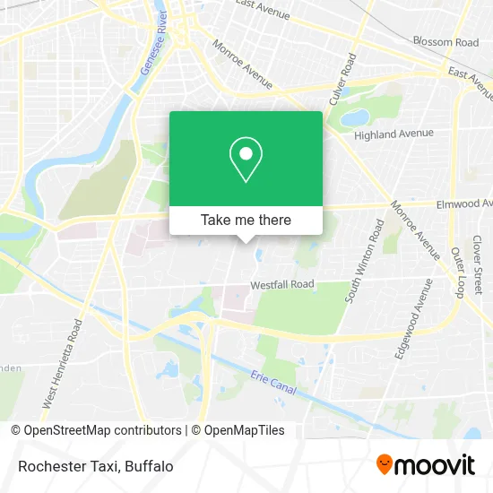 Rochester Taxi map