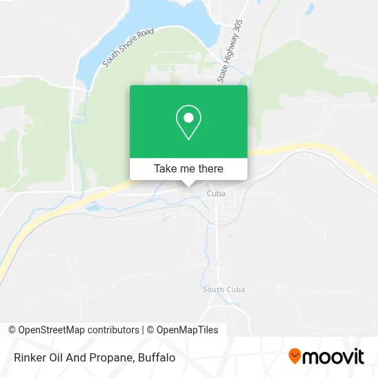 Rinker Oil And Propane map