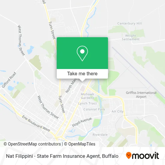 Nat Filippini - State Farm Insurance Agent map