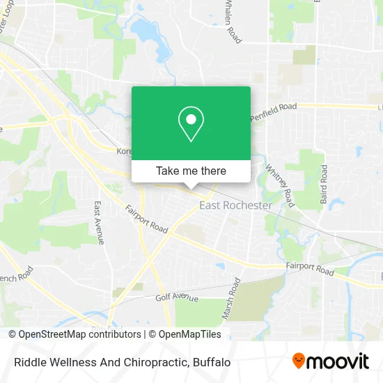 Riddle Wellness And Chiropractic map