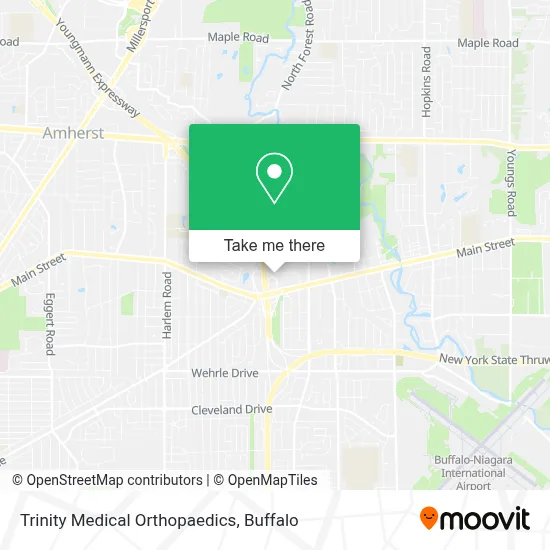 Trinity Medical Orthopaedics map