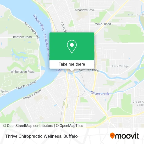 Thrive Chiropractic Wellness map