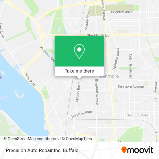 Precision Auto Repair Inc map