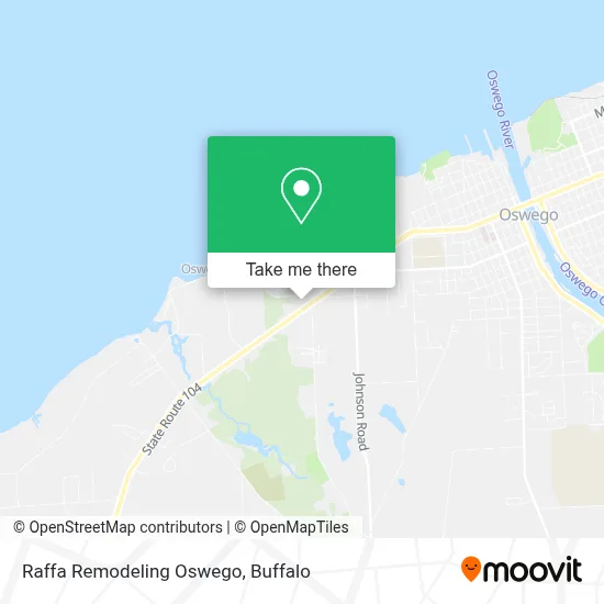 Raffa Remodeling Oswego map