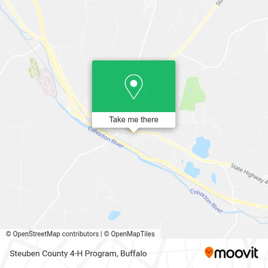 Steuben County 4-H Program map