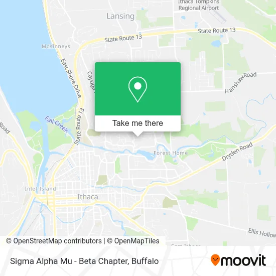 Sigma Alpha Mu - Beta Chapter map