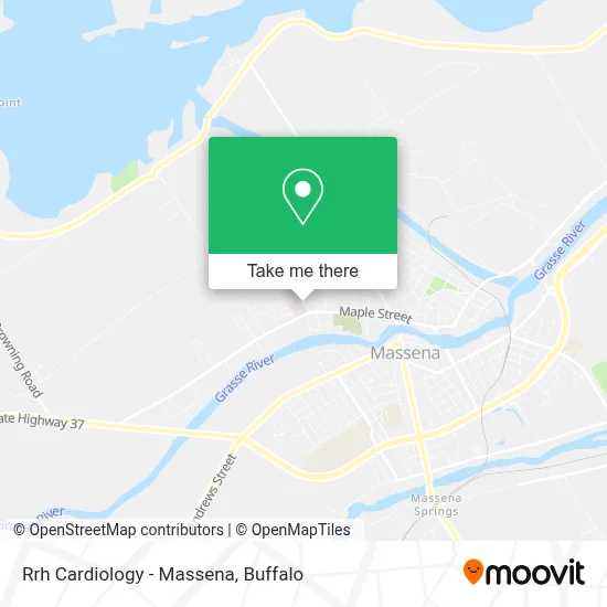 Rrh Cardiology - Massena map
