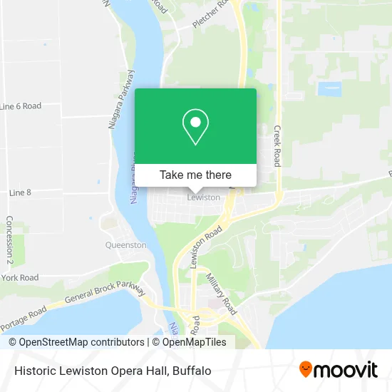 Historic Lewiston Opera Hall map