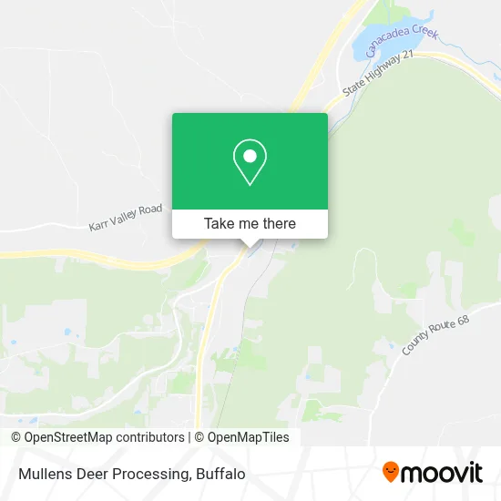 Mullens Deer Processing map