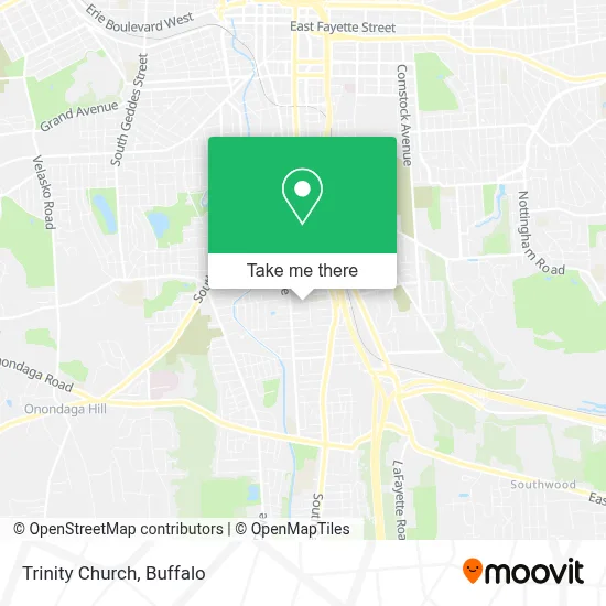Trinity Church map