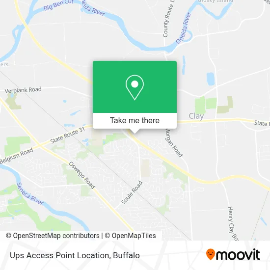 Ups Access Point Location map