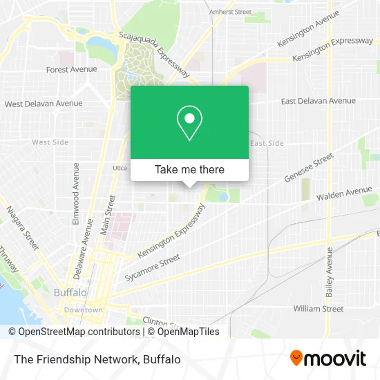 The Friendship Network map