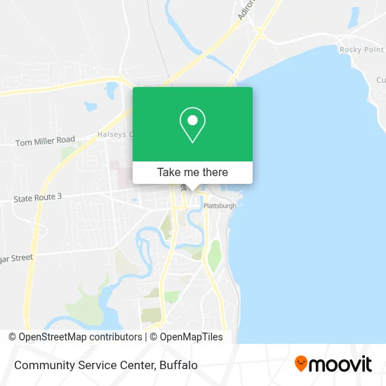Community Service Center map