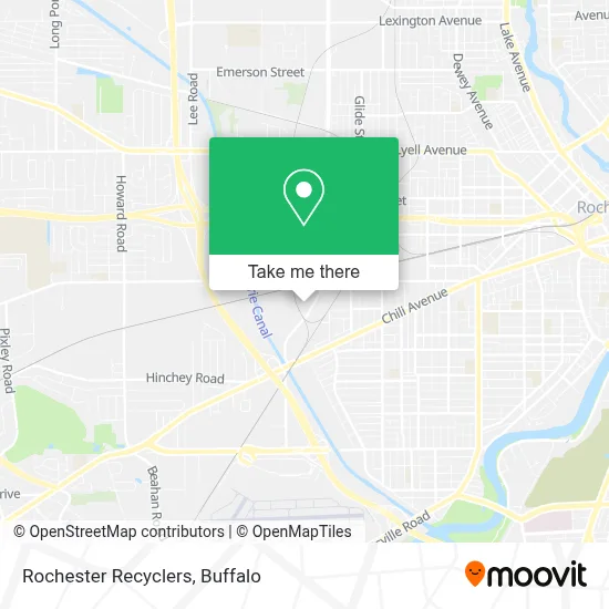 Rochester Recyclers map