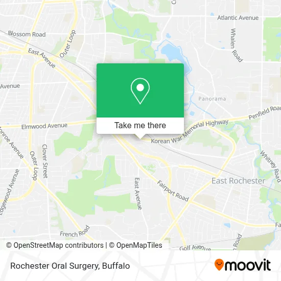 Rochester Oral Surgery map