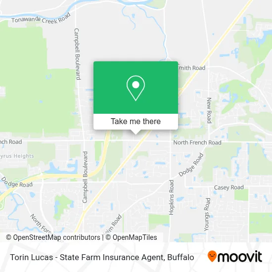 Torin Lucas - State Farm Insurance Agent map