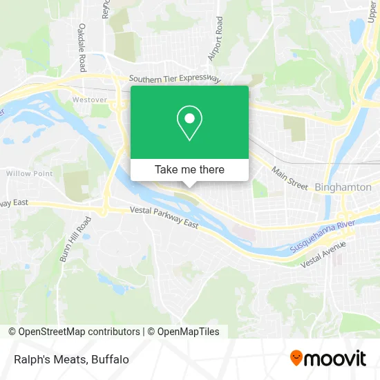 Ralph's Meats map